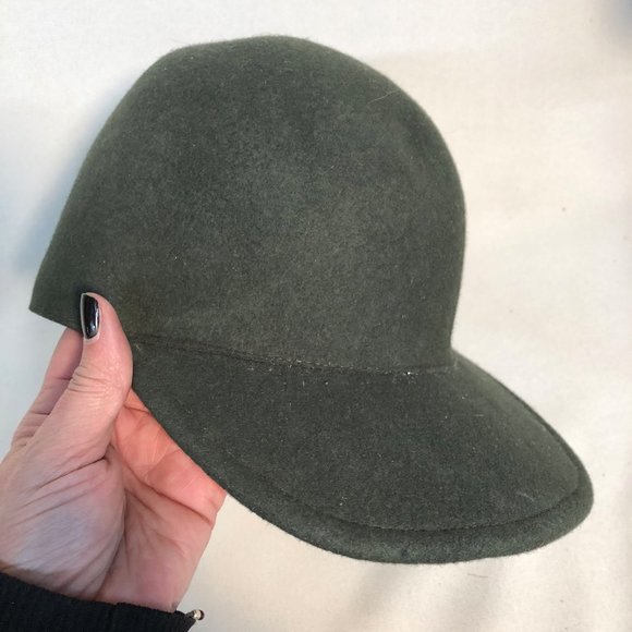 Stella McCartney Green Wool Baseball Cap!  FAB!! main image 4